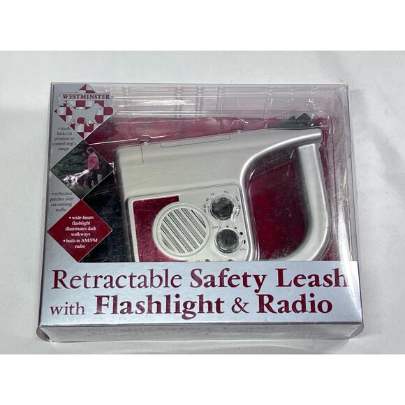 Westminster Retractable Safety Leash with Flashlight & Radio New - Picture 4 of 5